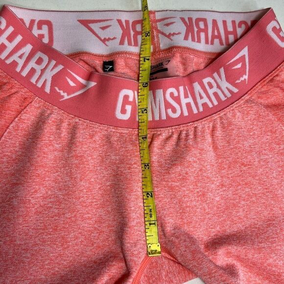 Gymshark Women's Pull-On Flex Compression Leggings Heather Coral Small Booty - Picture 7 of 7
